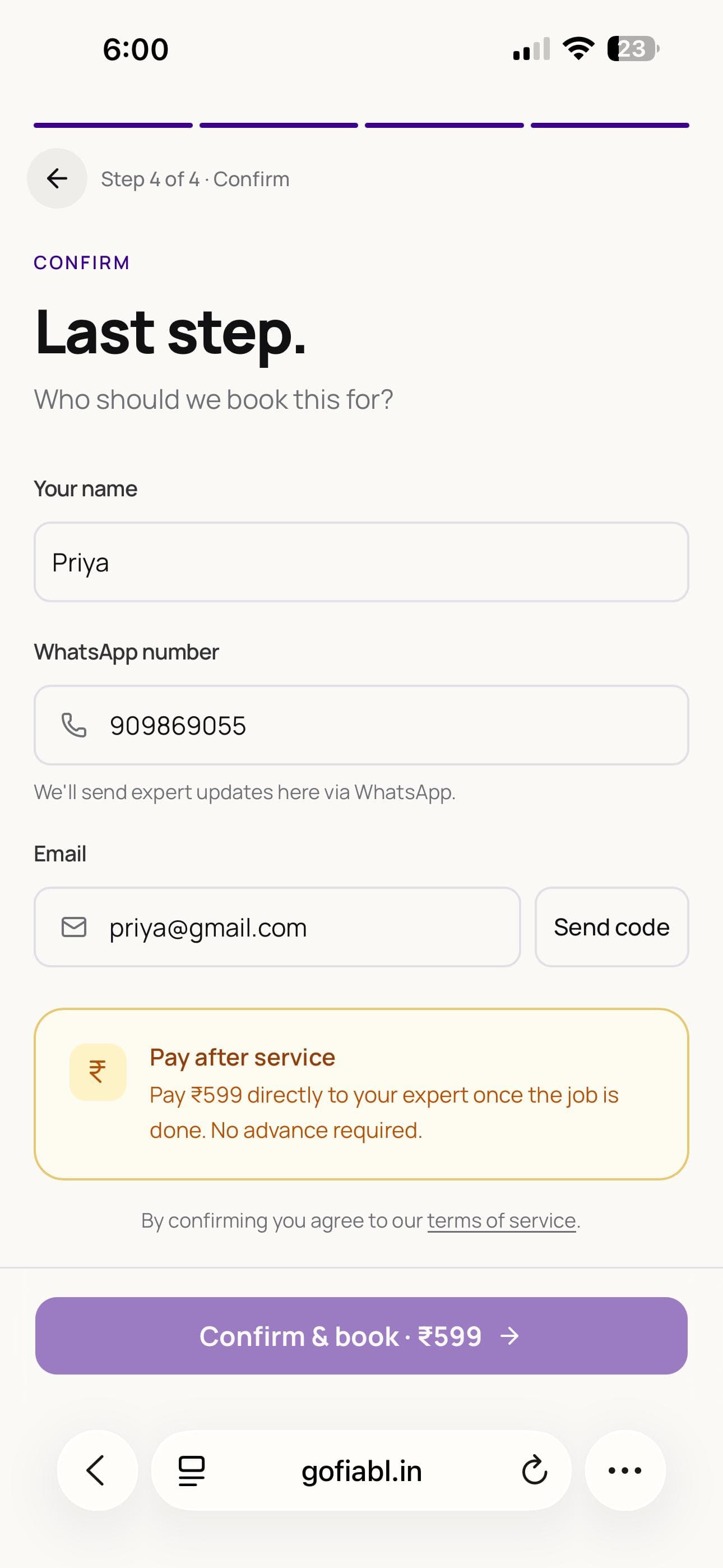 Track your expert, live