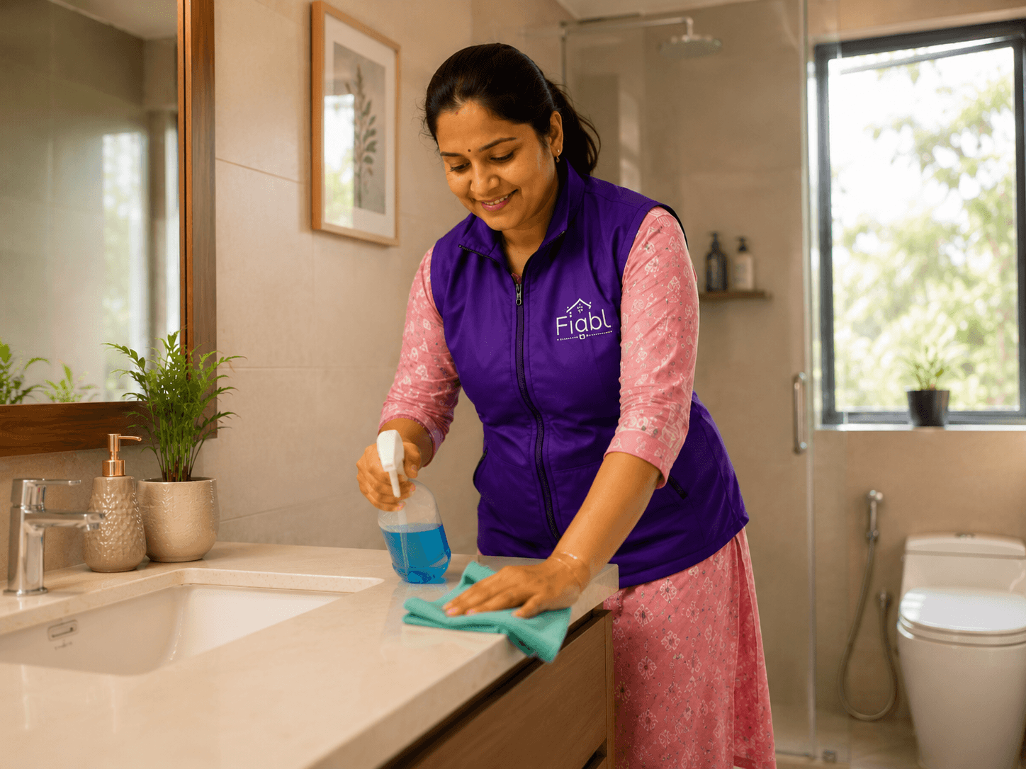Bathroom cleaning
